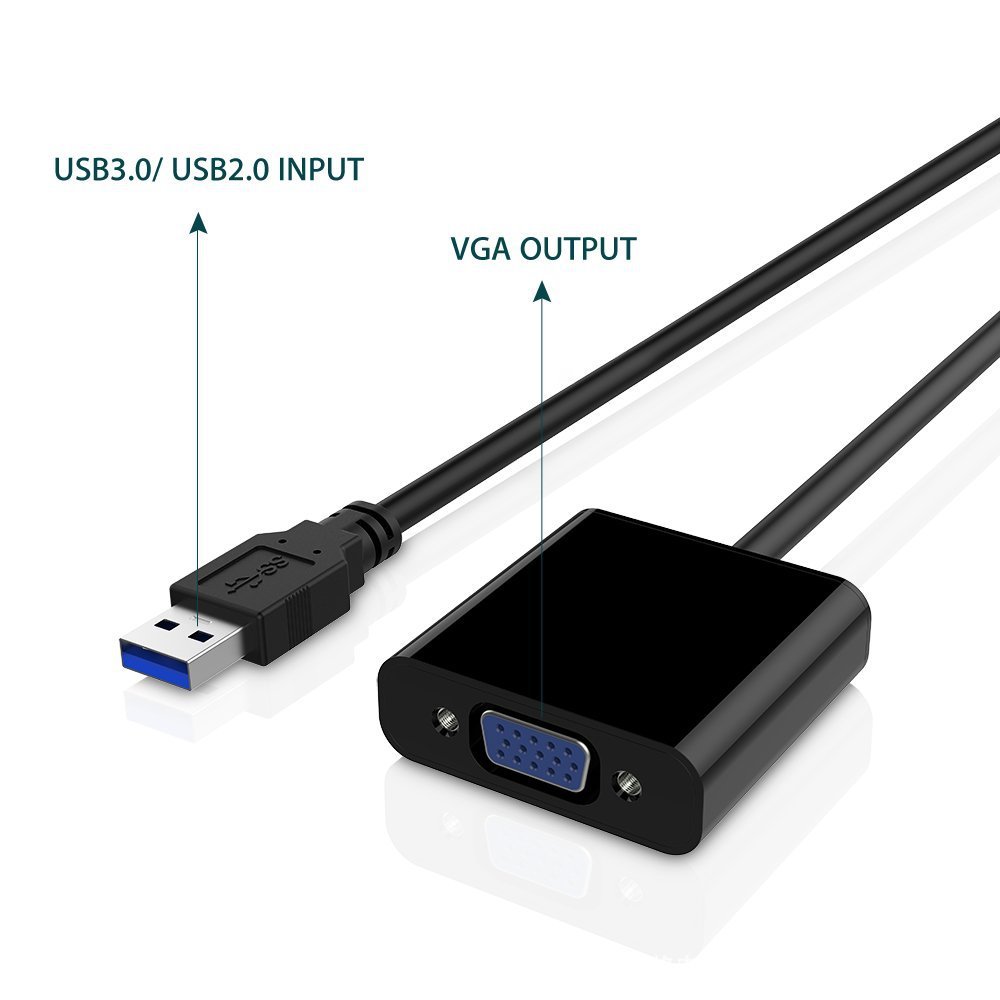 Adaptador USB 3,0 a VGA, conve - Tablet Lap Desk reseña y precio