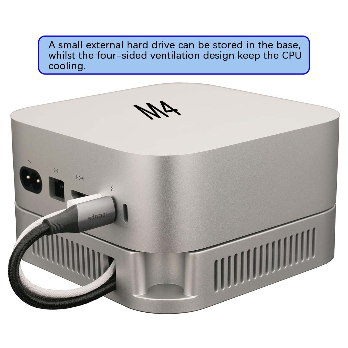 Soporte para Mac Mini M4/M4 Pr - Cooling Stand Tablet reseña y precio