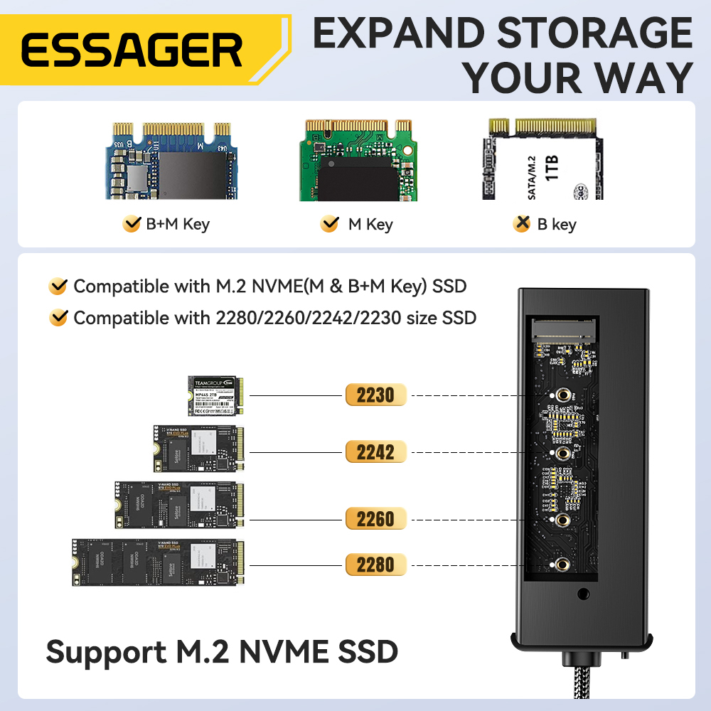 Essager USB C Hub con carcasa  - Usb Hub Type C reseña y precio