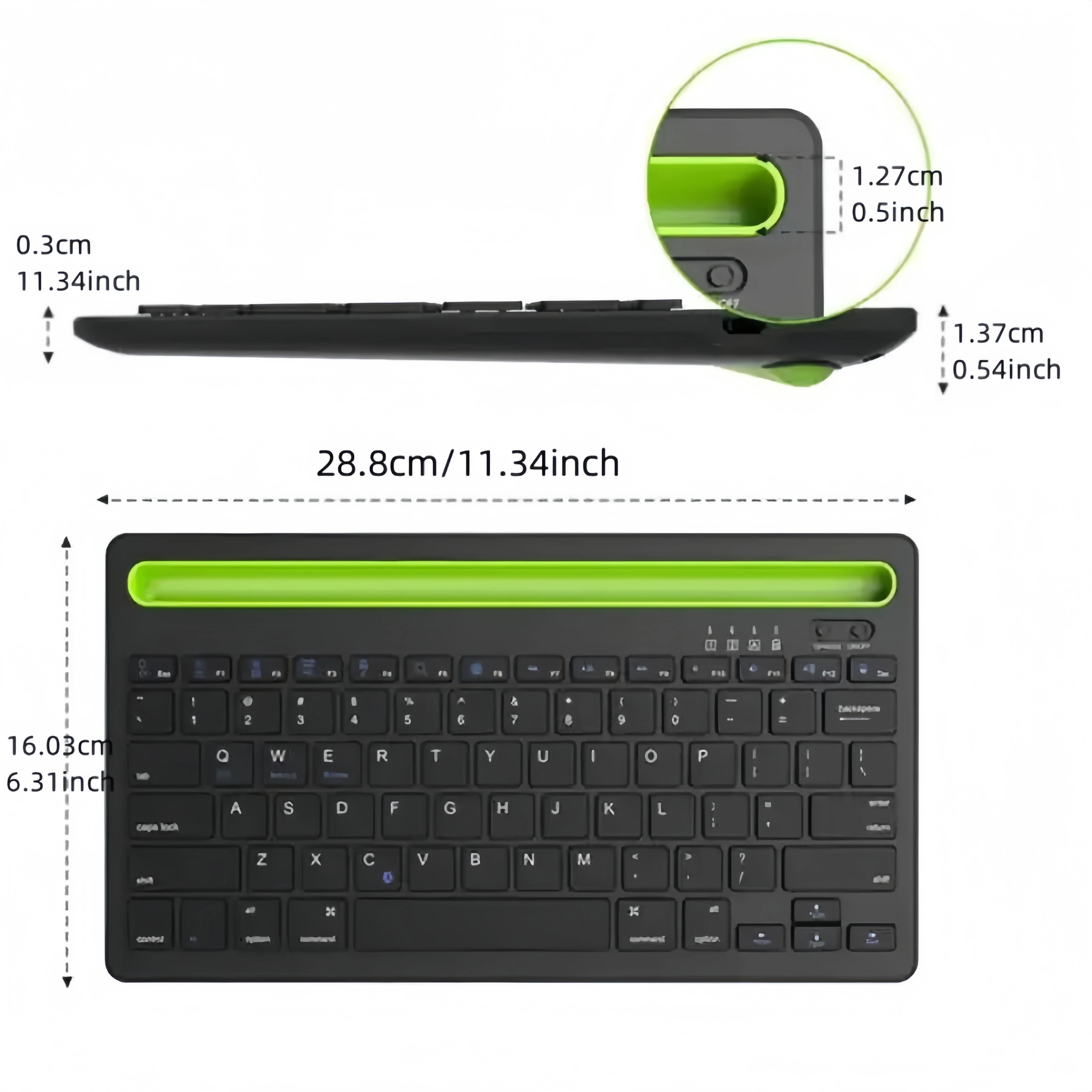 Teclado Inalámbrico Bluetooth, - Android Tablet Gaming Accessories reseña y precio