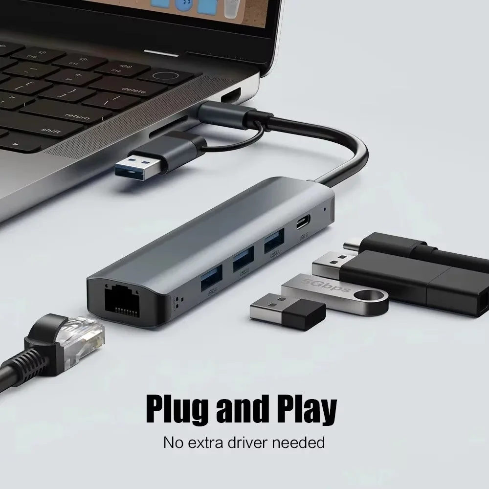 Base de expansión con múltiple - Usb Hub Type C reseña y precio