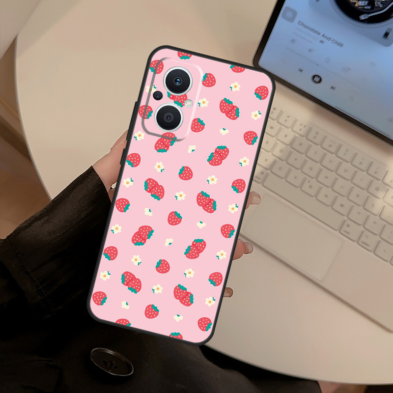 Funda de color rojo fresa para - Oppo Reno 12 reseña y precio